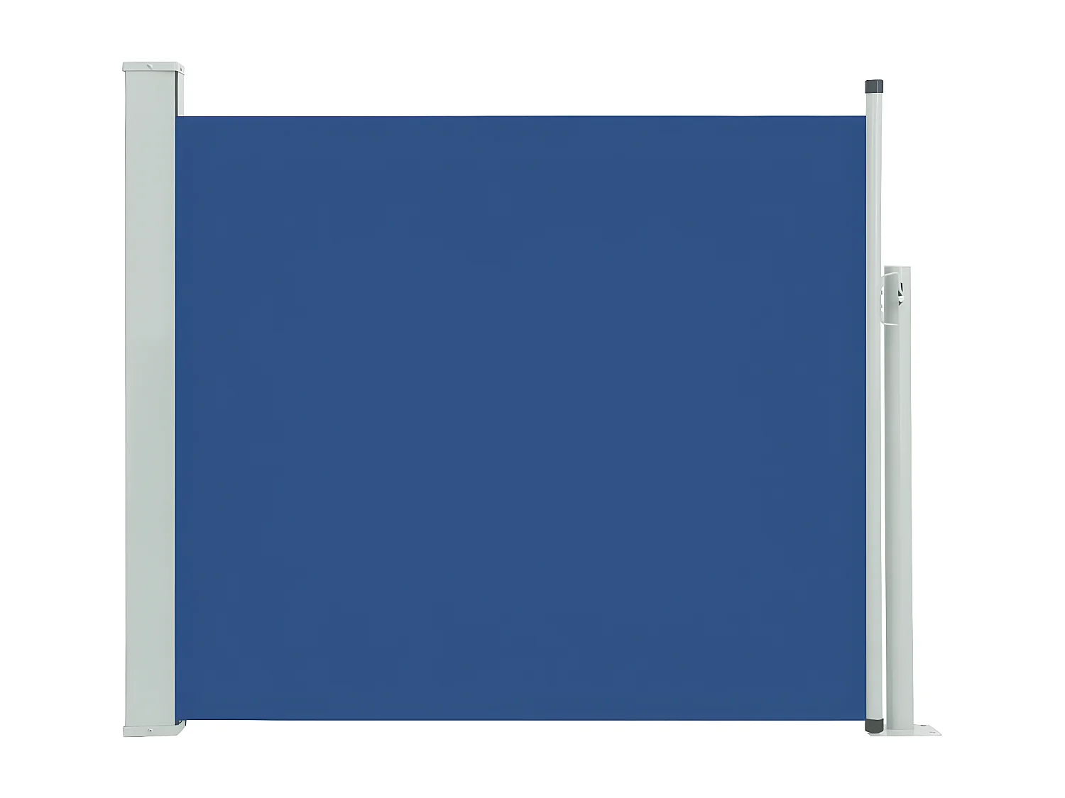 Auvent latéral rétractable de patio 100x300 cm Bleu