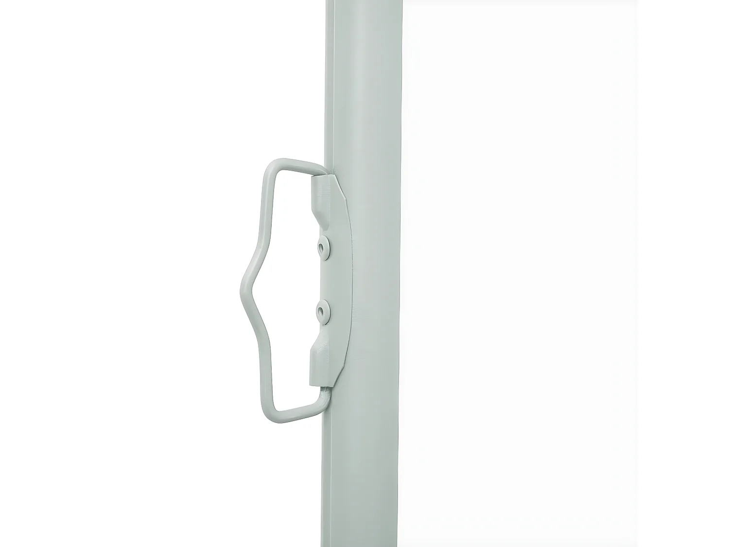 Auvent latéral rétractable de patio 100x300 cm Crème