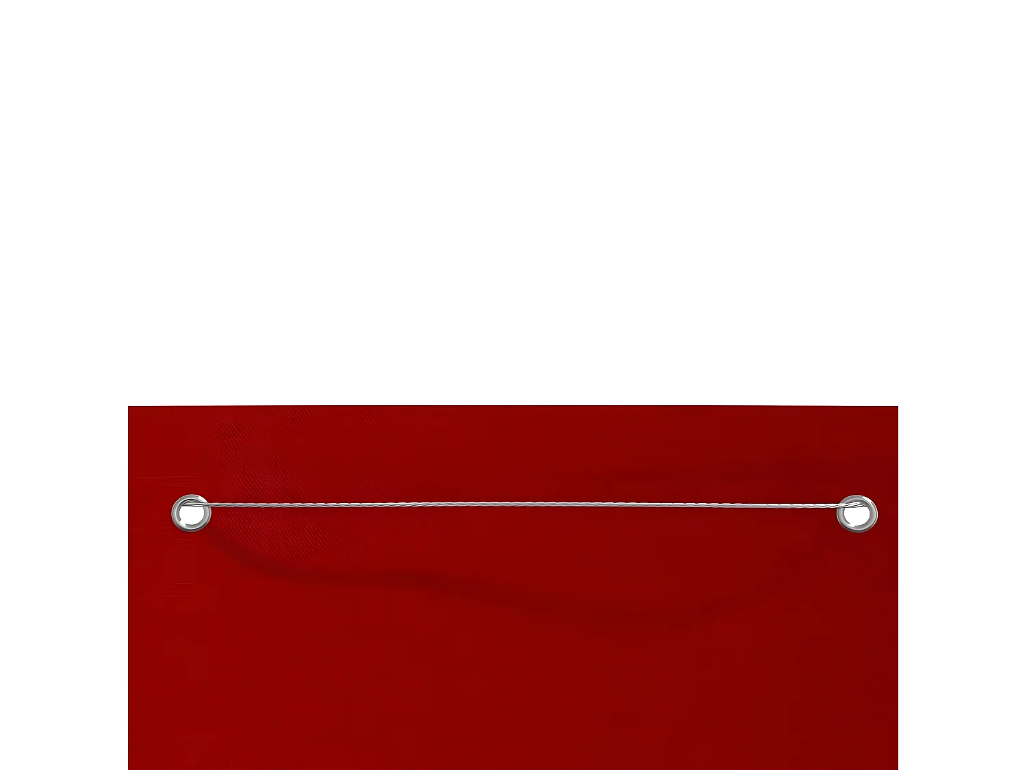 Écran de balcon Rouge 140x240 cm Tissu Oxford
