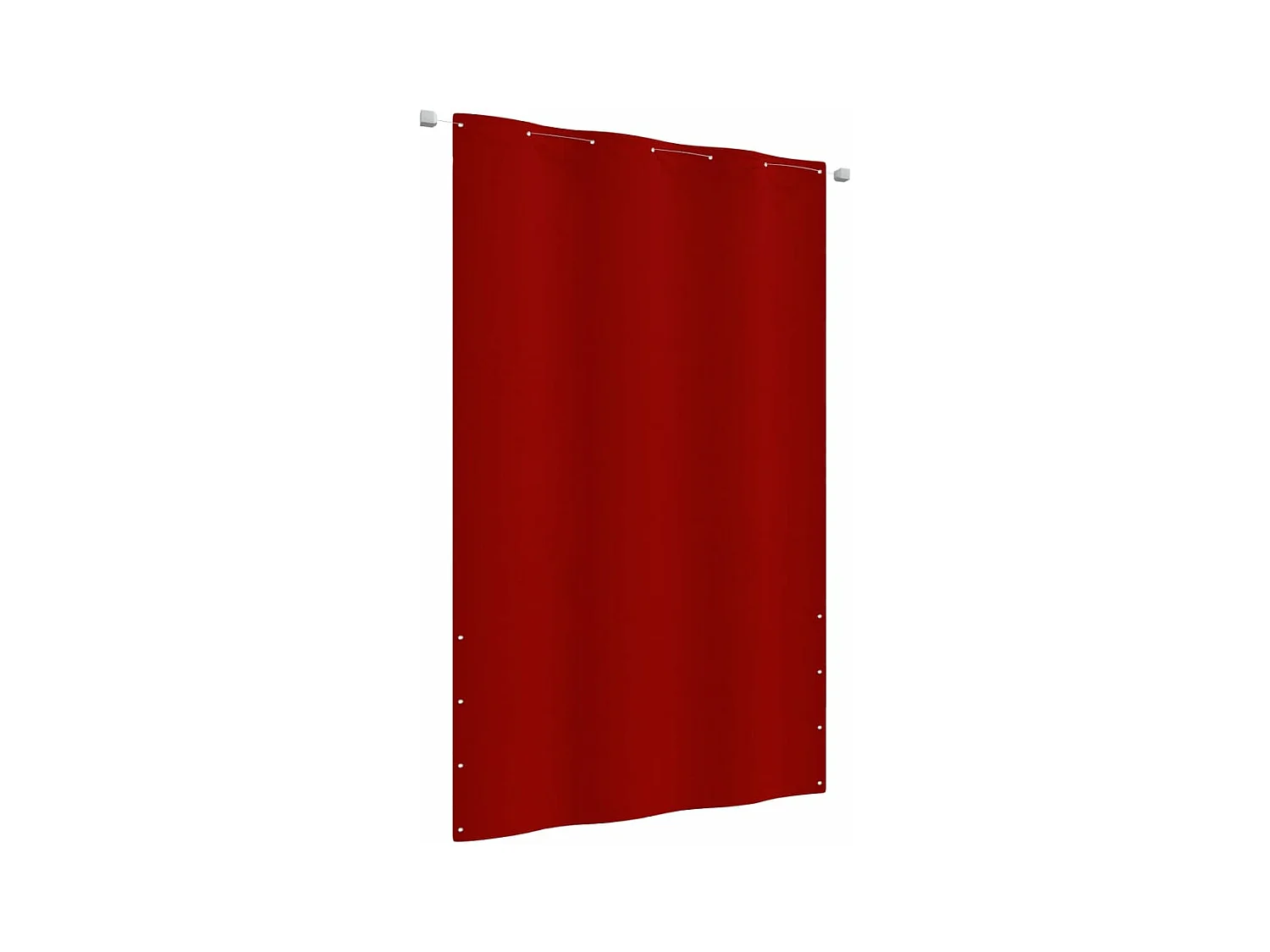 Écran de balcon Rouge 140x240 cm Tissu Oxford