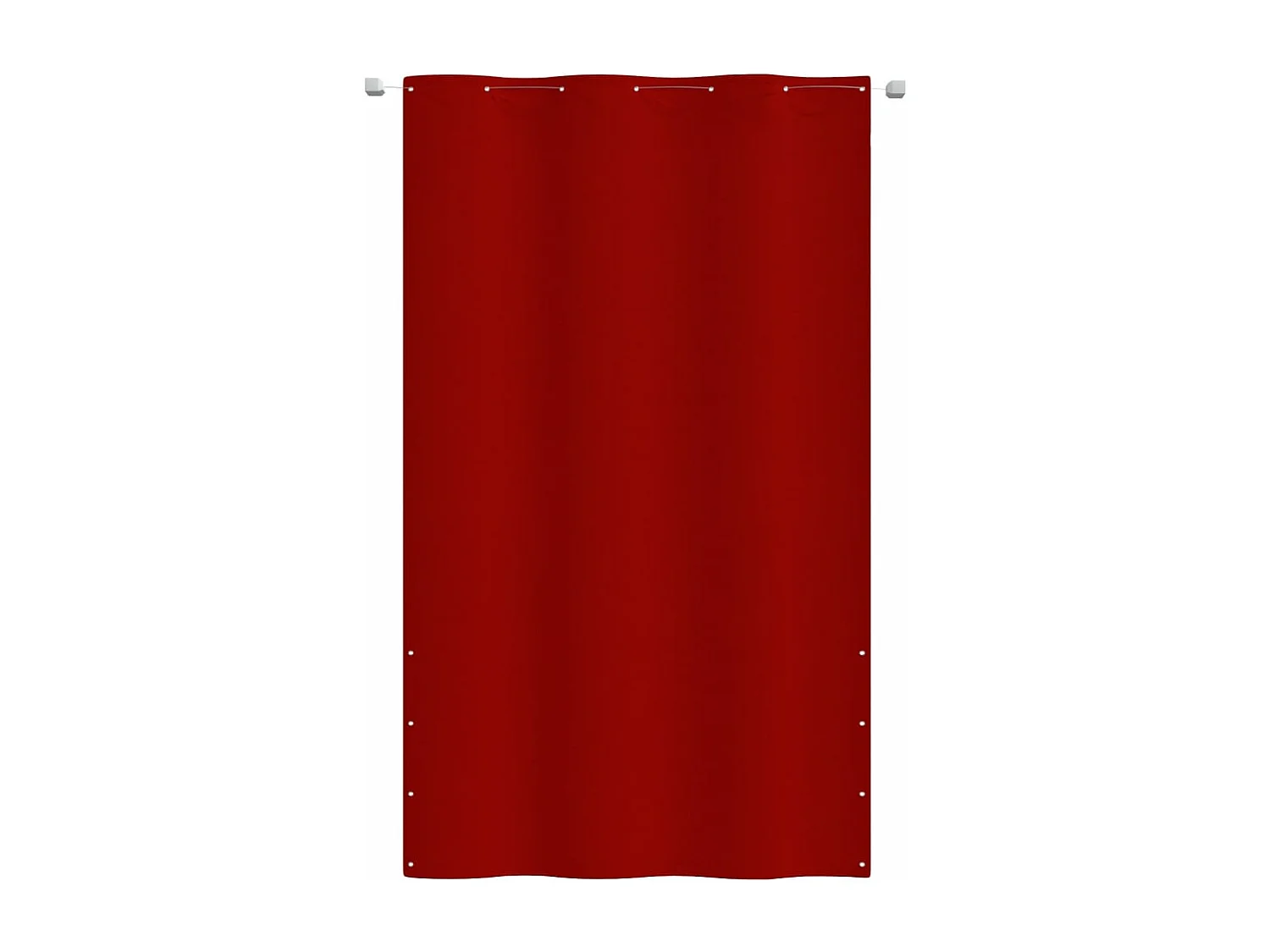 Écran de balcon Rouge 140x240 cm Tissu Oxford