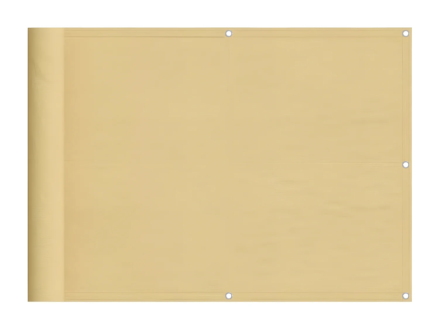 Écran de balcon sable 75x300 cm 100% polyester oxford