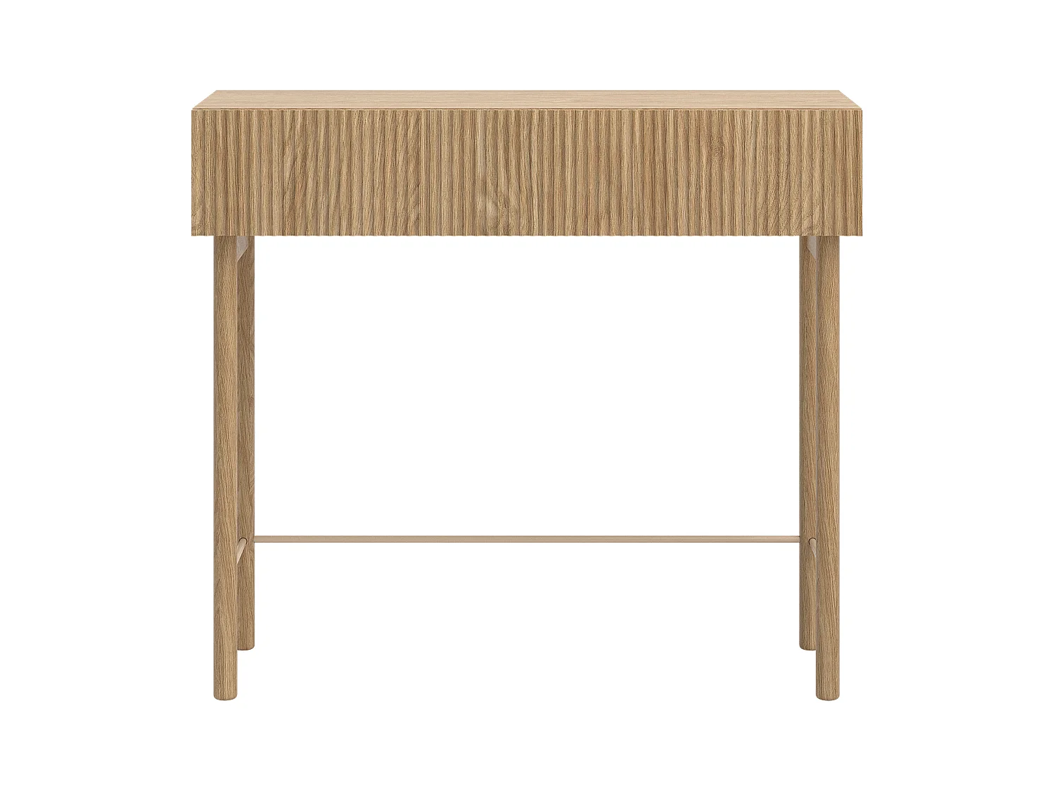 Consola con cajón - de pie - 90 cm - color roble aceitado - NOLIE