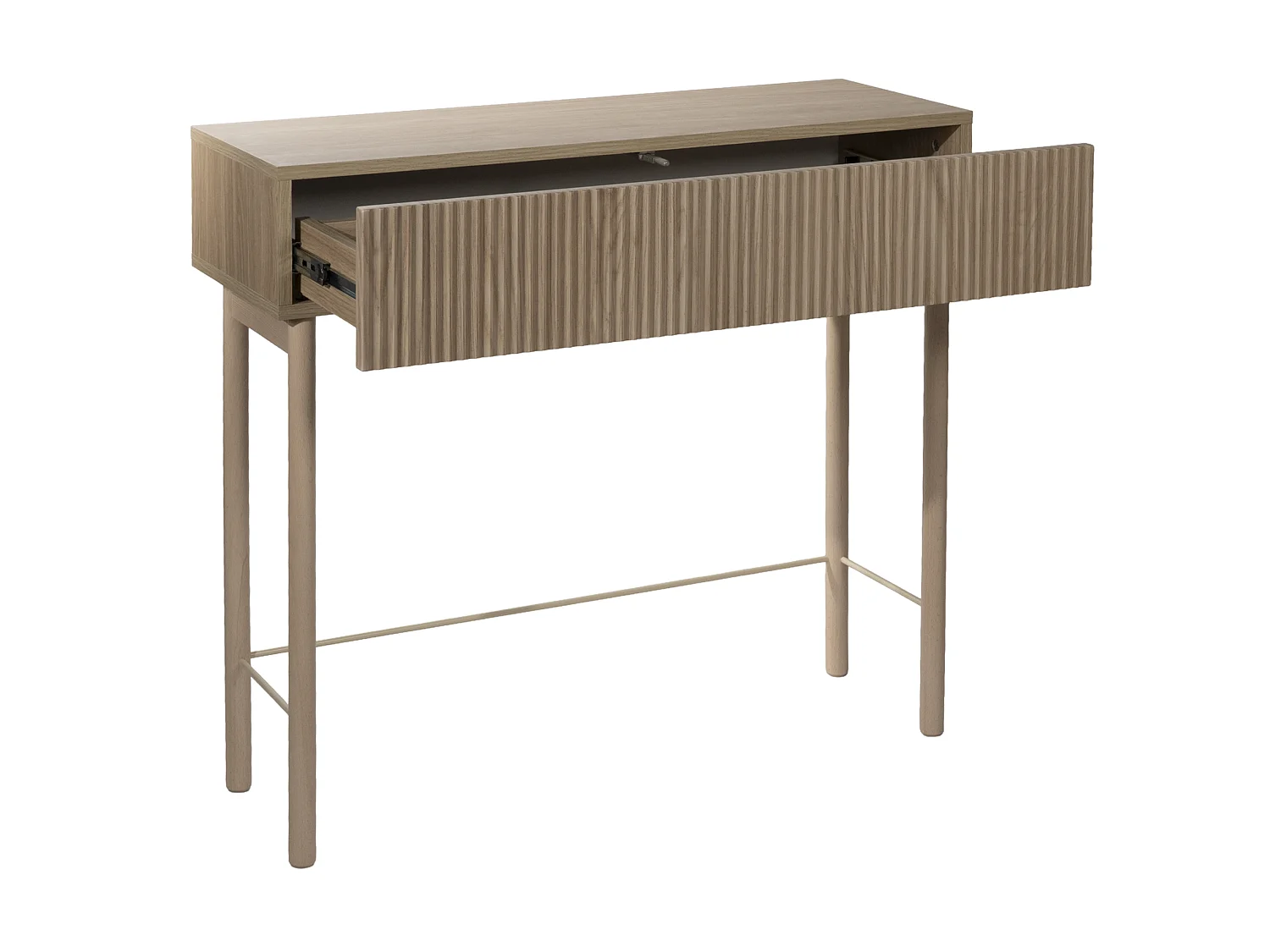 Selsey Nolie - Schminktisch mit Schublade, Eichenholzoptik, 90 cm