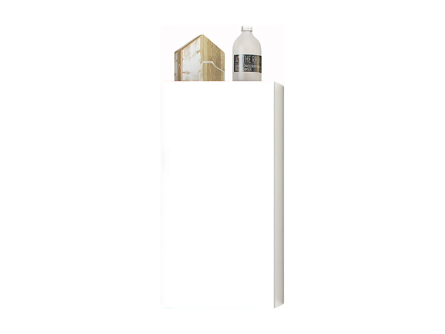 Armoire suspendue de salle de bain 30 cm avec 1 porte coloris blanc  - Longueur 30 x Profondeur 16 x Hauteur 60 cm