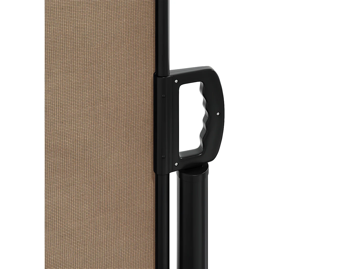 Toldo lateral retráctil gris taupe 220x300 cm