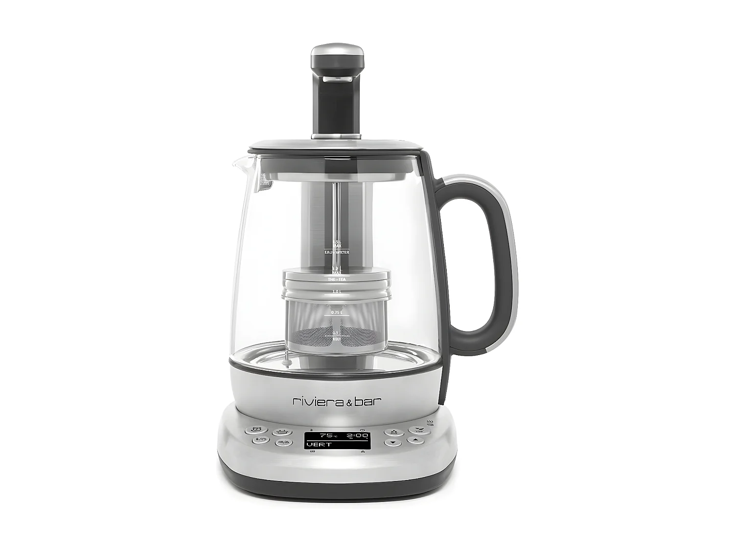 Bouilloire-théière 2 en 1 - 1,2 l