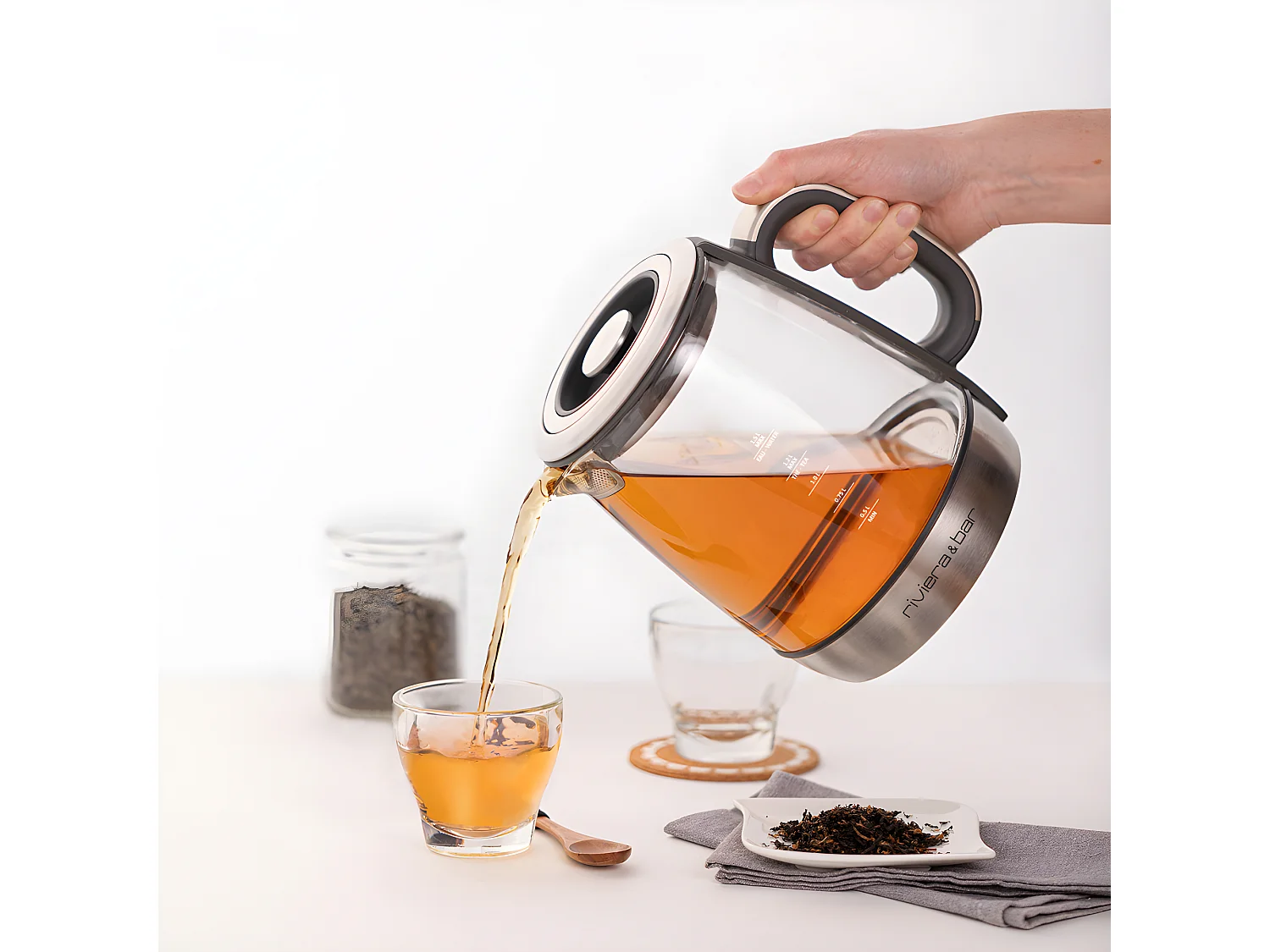 Bouilloire-théière 2 en 1 - 1,2 l