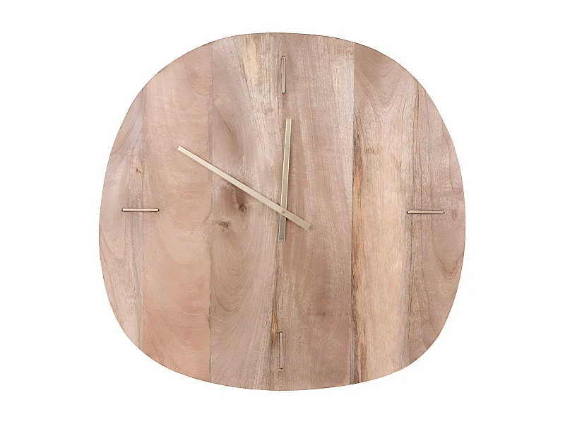 Horloge manguier 50x48 cm