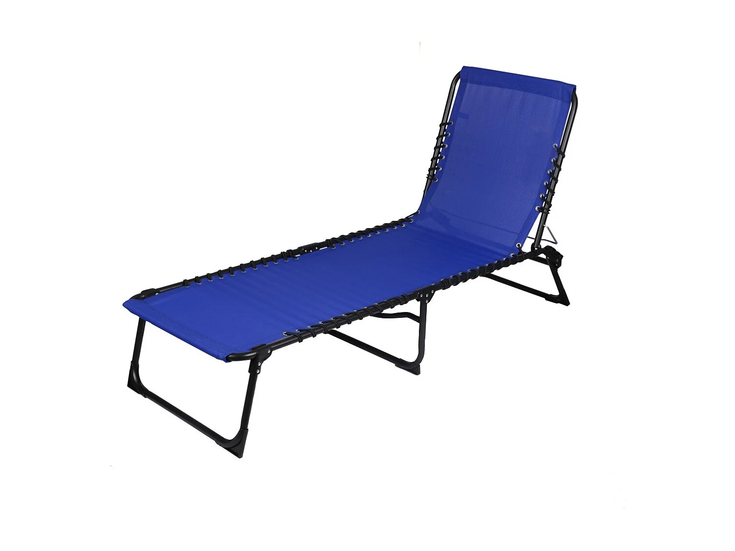 Chaise longue / Bain de soleil coloris bleu 187x85x56 cm