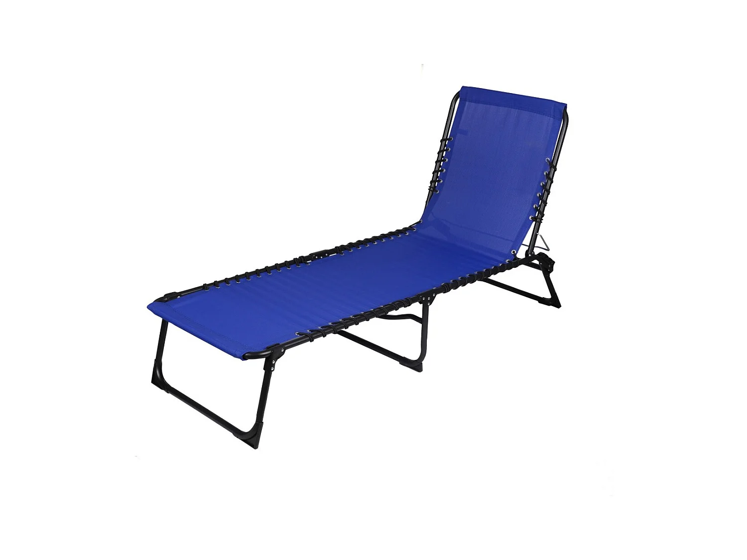 Chaise longue / Bain de soleil coloris bleu 187x85x56 cm