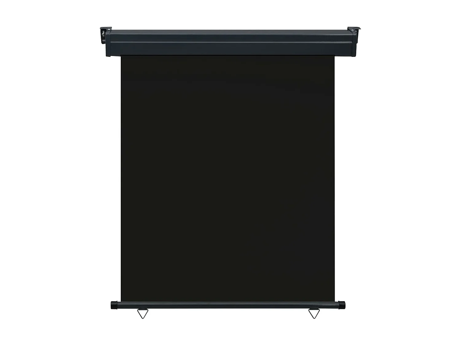 Auvent latéral de balcon 140x250 cm Noir