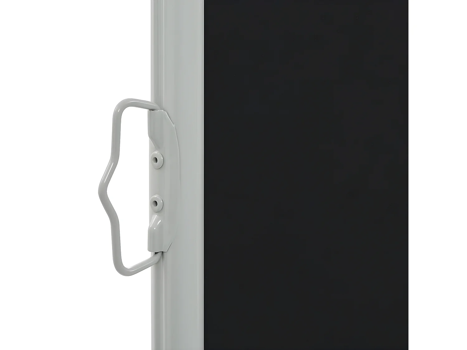 Auvent latéral rétractable de patio 160 x 300 cm Noir