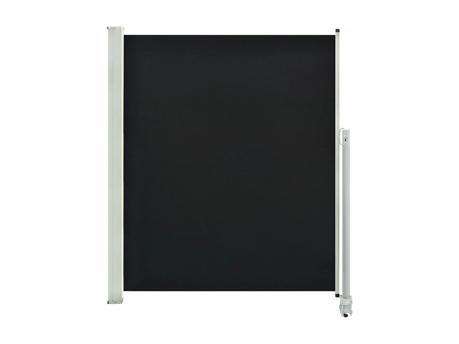 Auvent latéral rétractable de patio 160 x 300 cm Noir