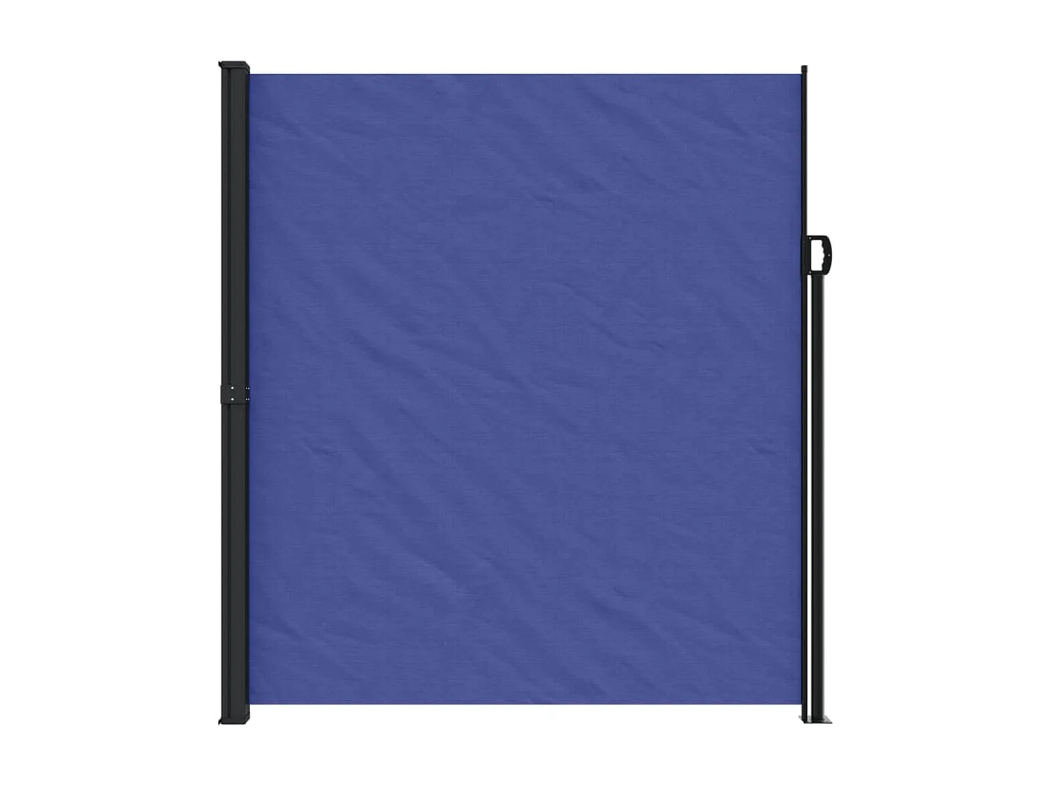 Auvent latéral rétractable bleu 220x500 cm