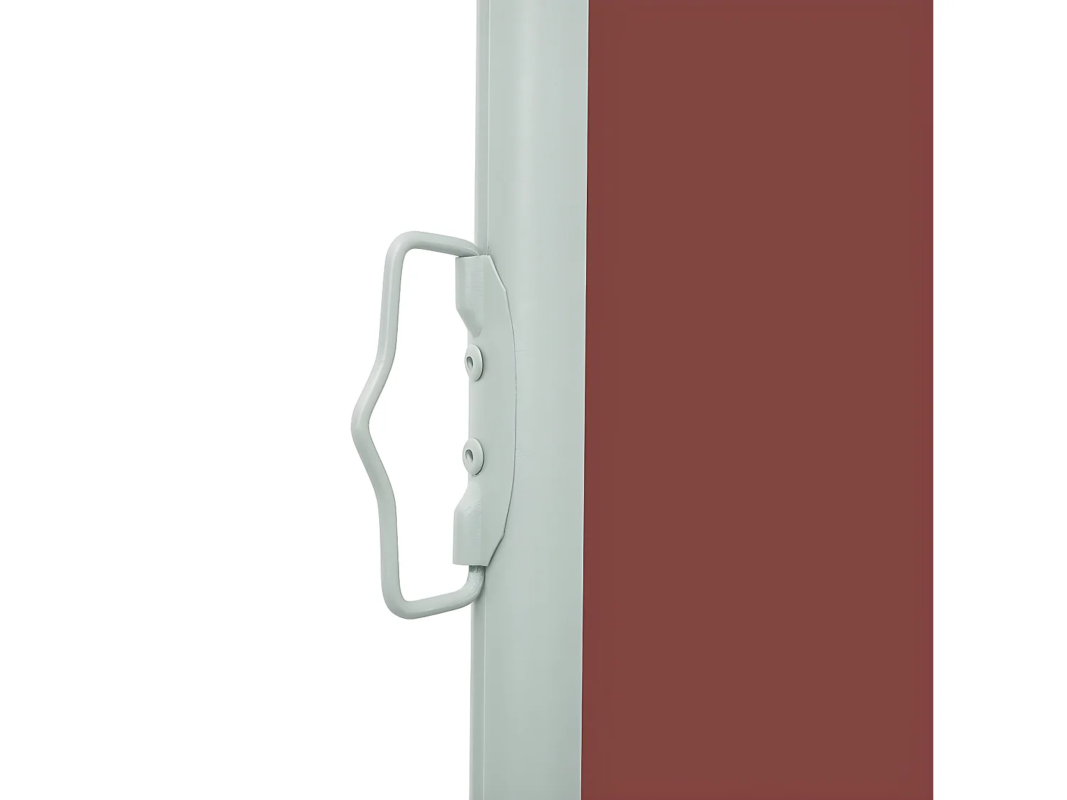 Auvent latéral rétractable de patio 120x500 cm Marron