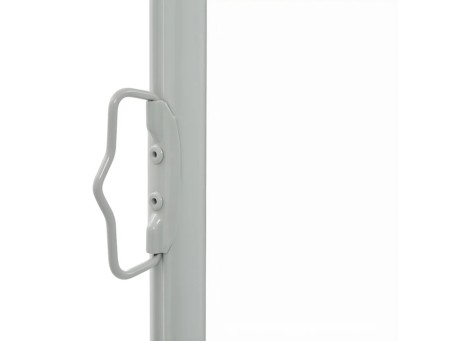 Auvent latéral rétractable de patio 80x300 cm Crème