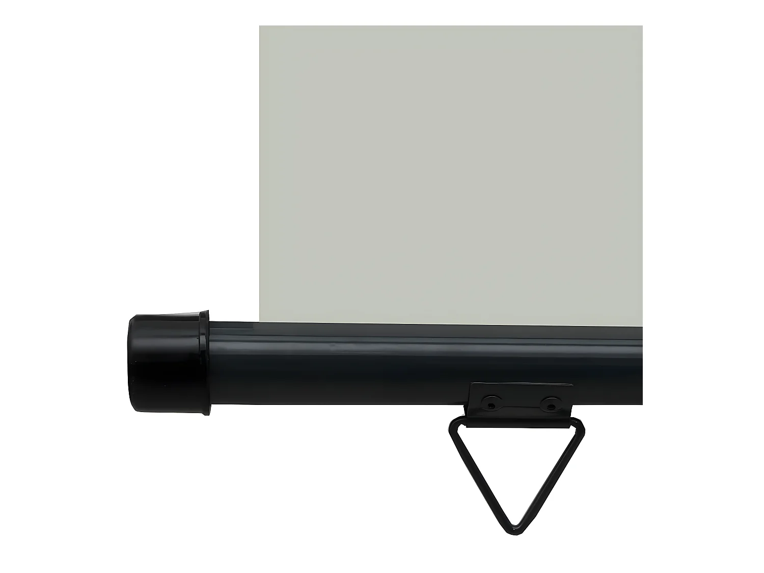 Auvent latéral de balcon 100x250 cm Gris