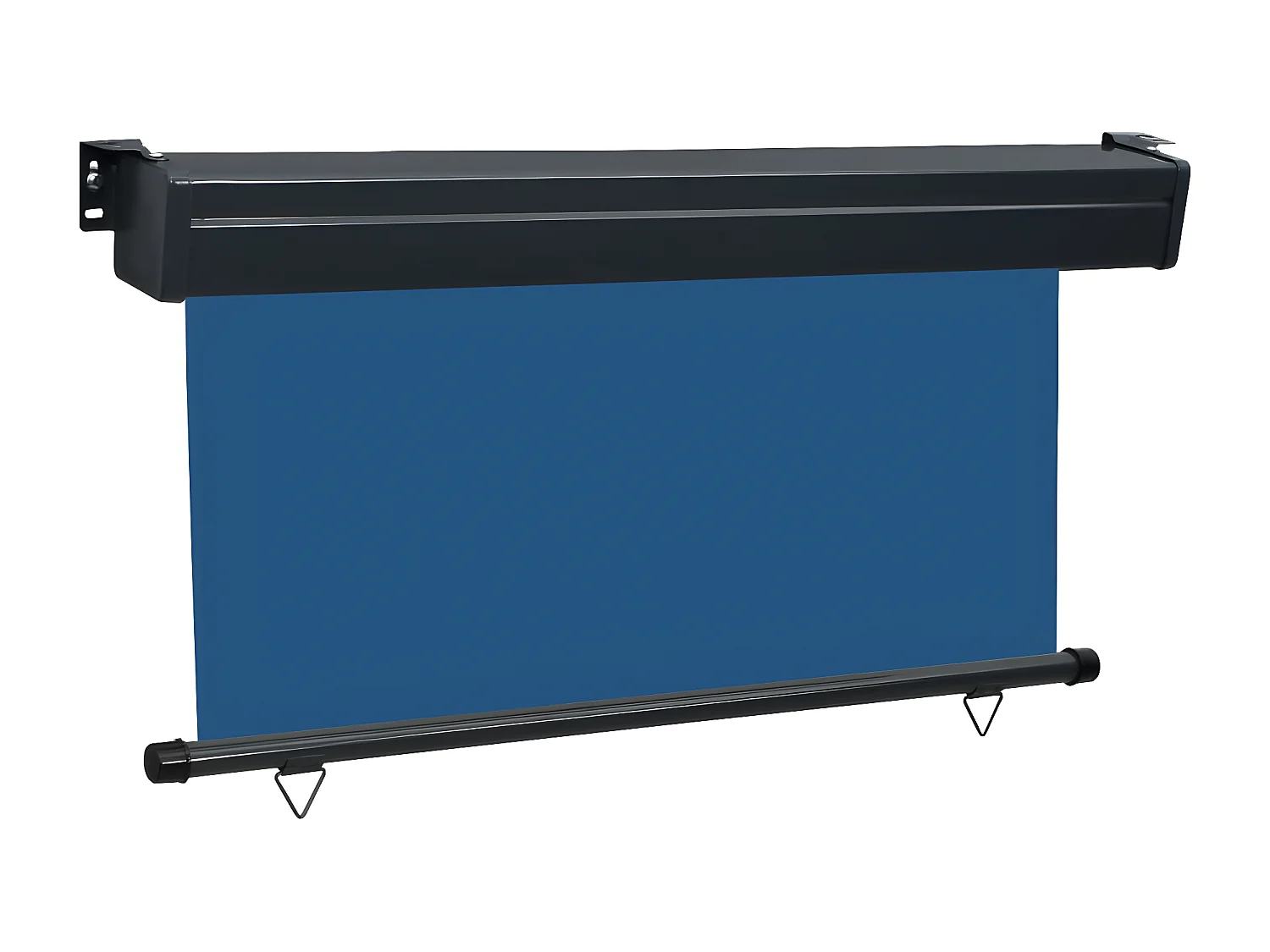 Auvent latéral de balcon 140x250 cm Bleu