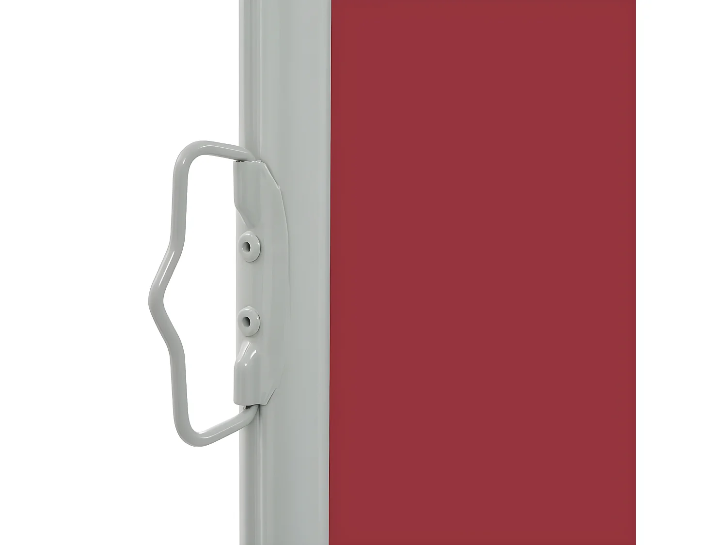 Auvent latéral rétractable de patio 60x300 cm Rouge