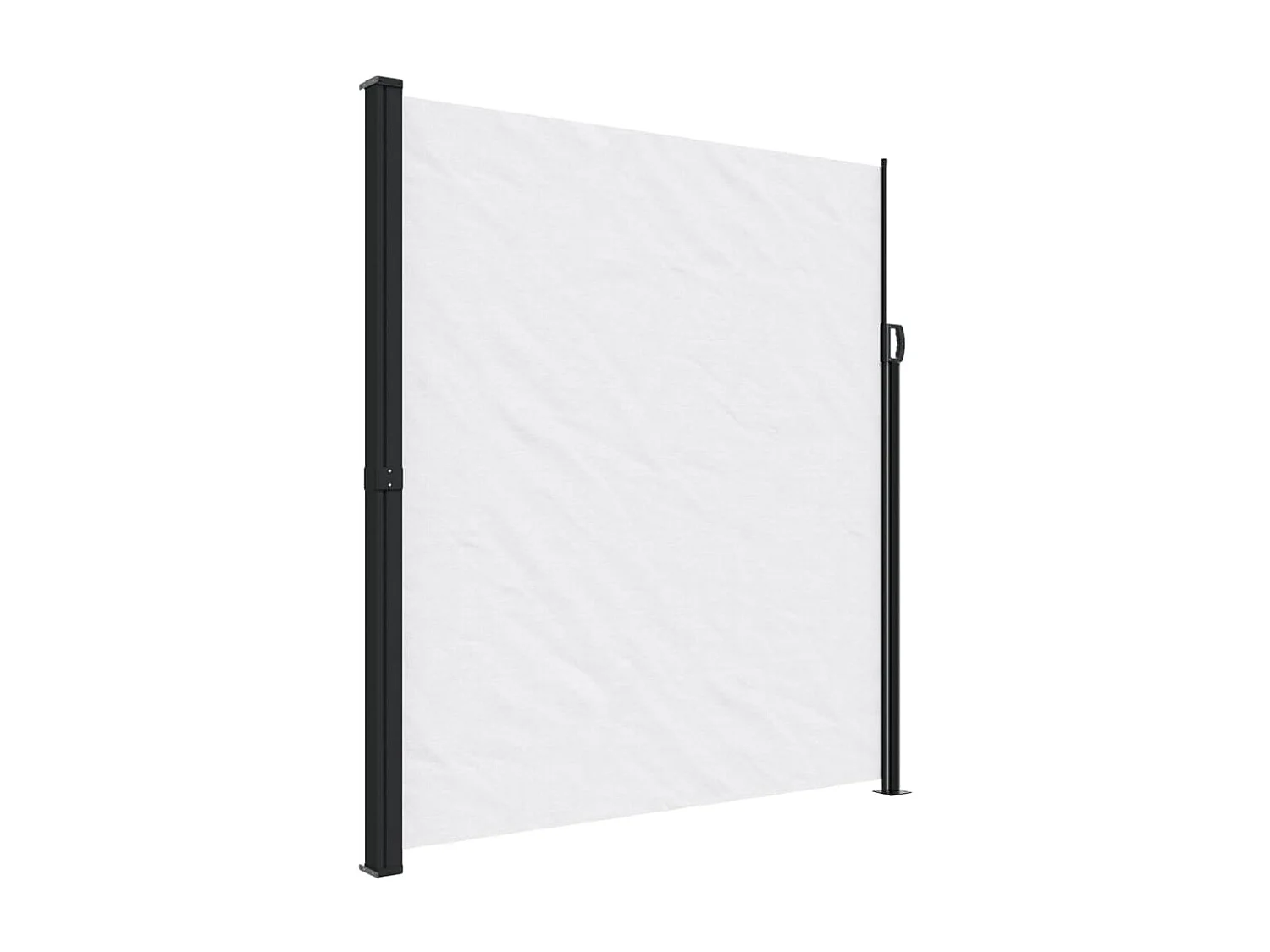 Auvent latéral rétractable blanc 220x500 cm