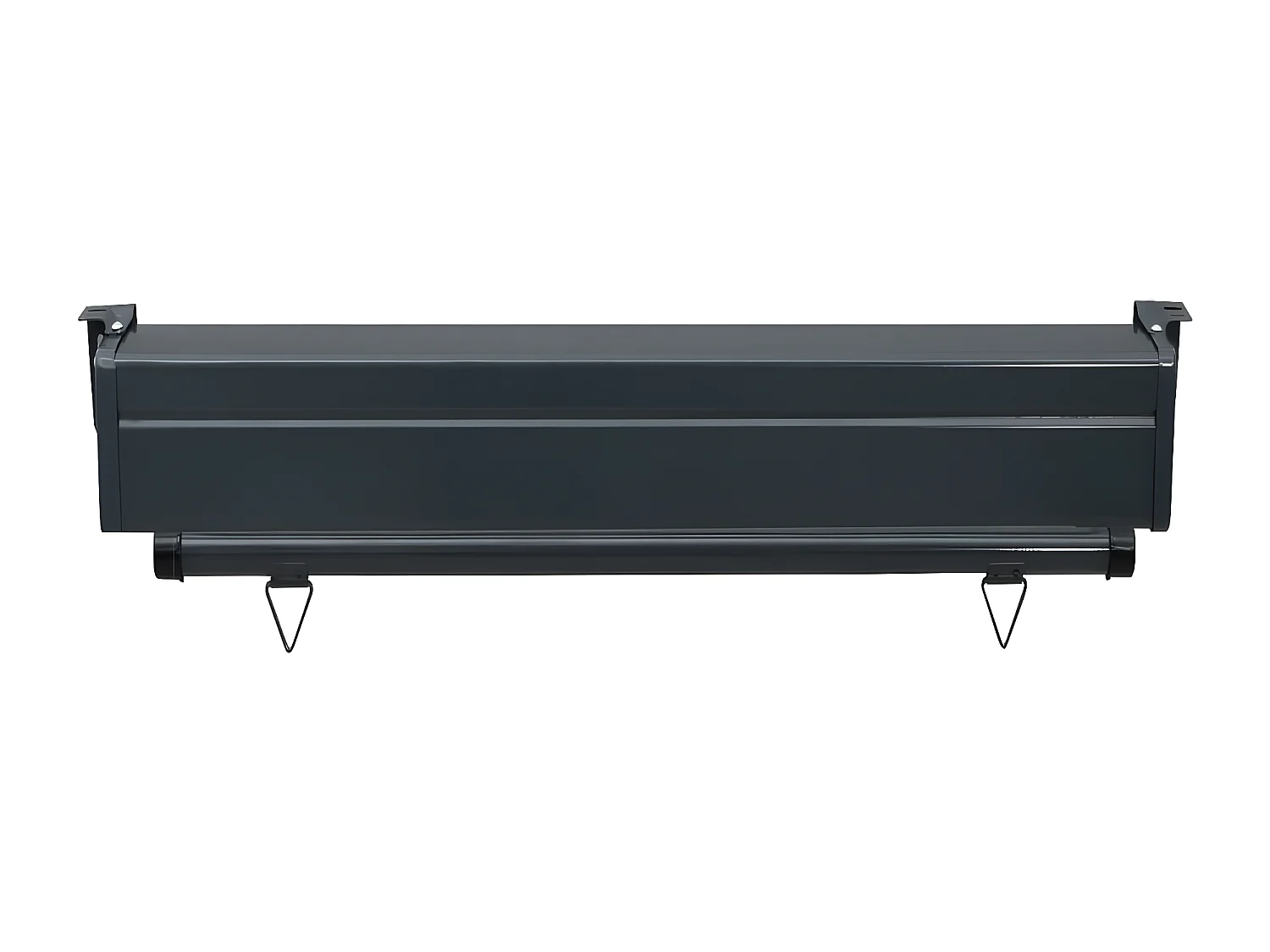 Auvent latéral de balcon 80x250 cm Marron