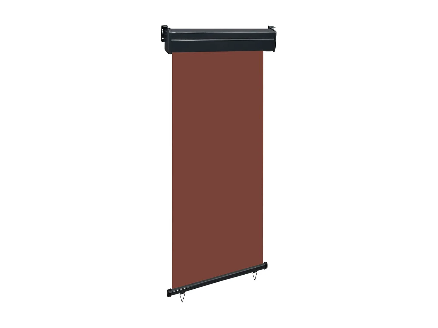 Auvent latéral de balcon 80x250 cm Marron