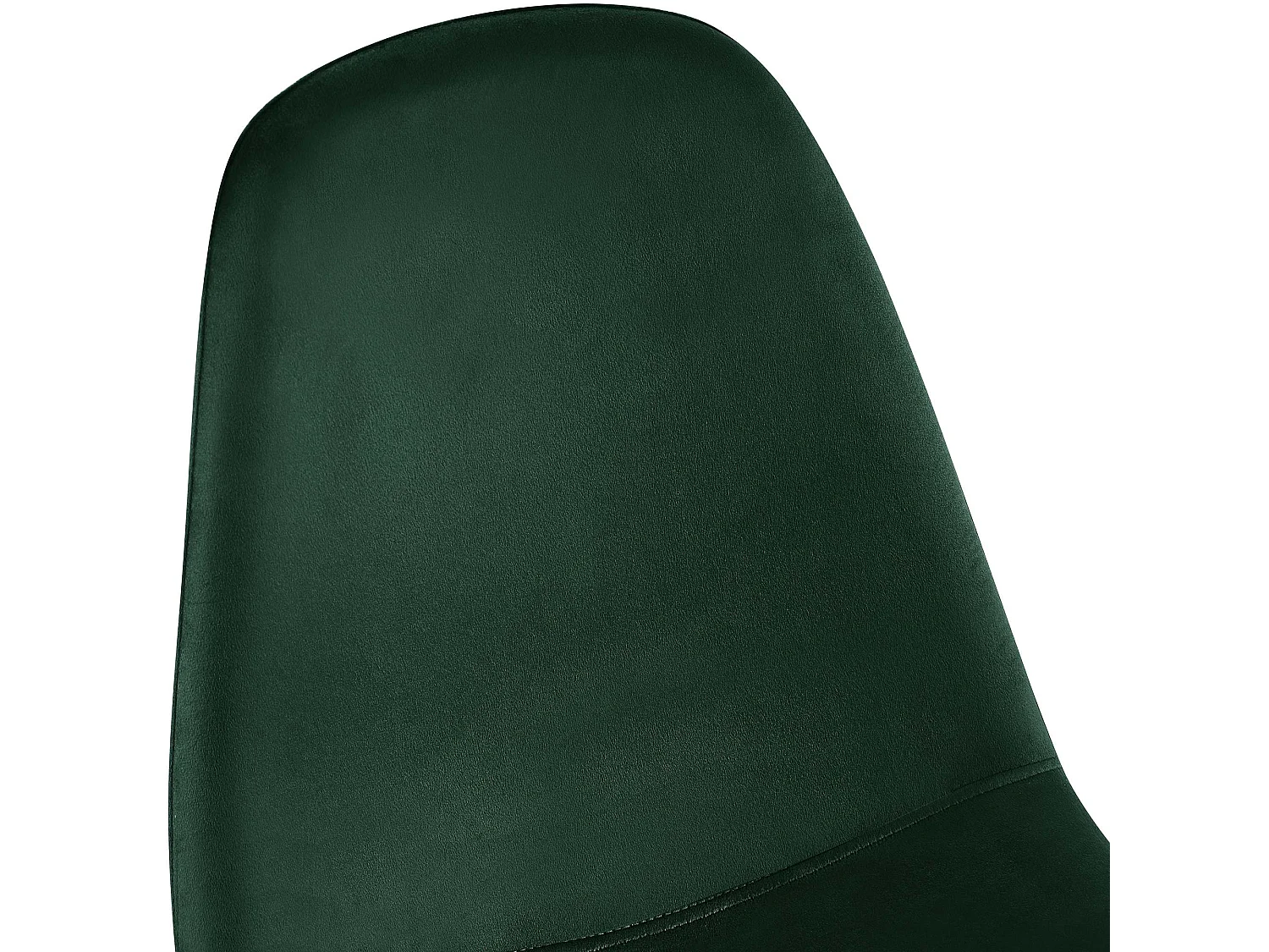 Lot de 4  chaise salle à manger - Velours - Vert - Napier