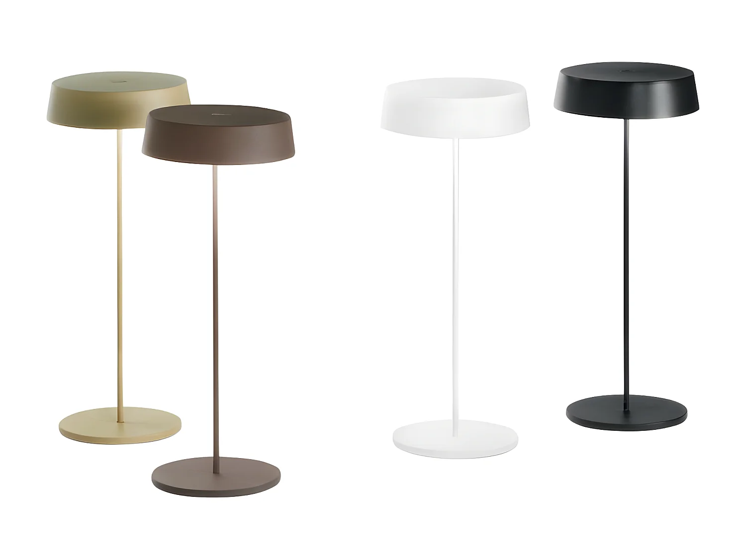 Antilia - Lampada da tavolo in metallo nero