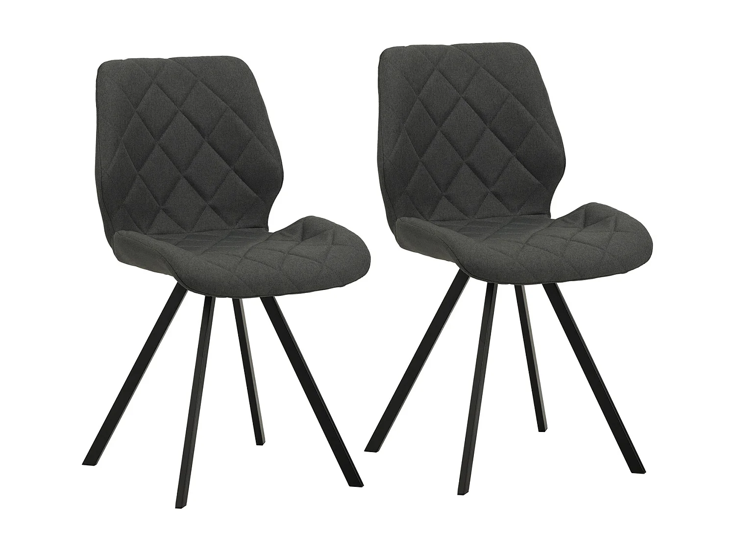 Lot de 2 chaises de salle à manger