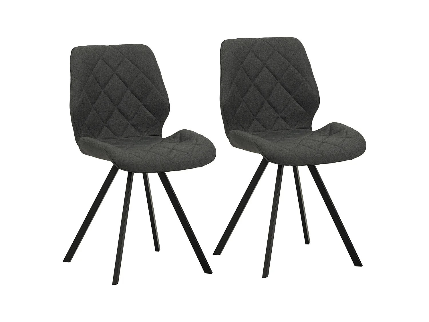 Lot de 2 chaises de salle à manger