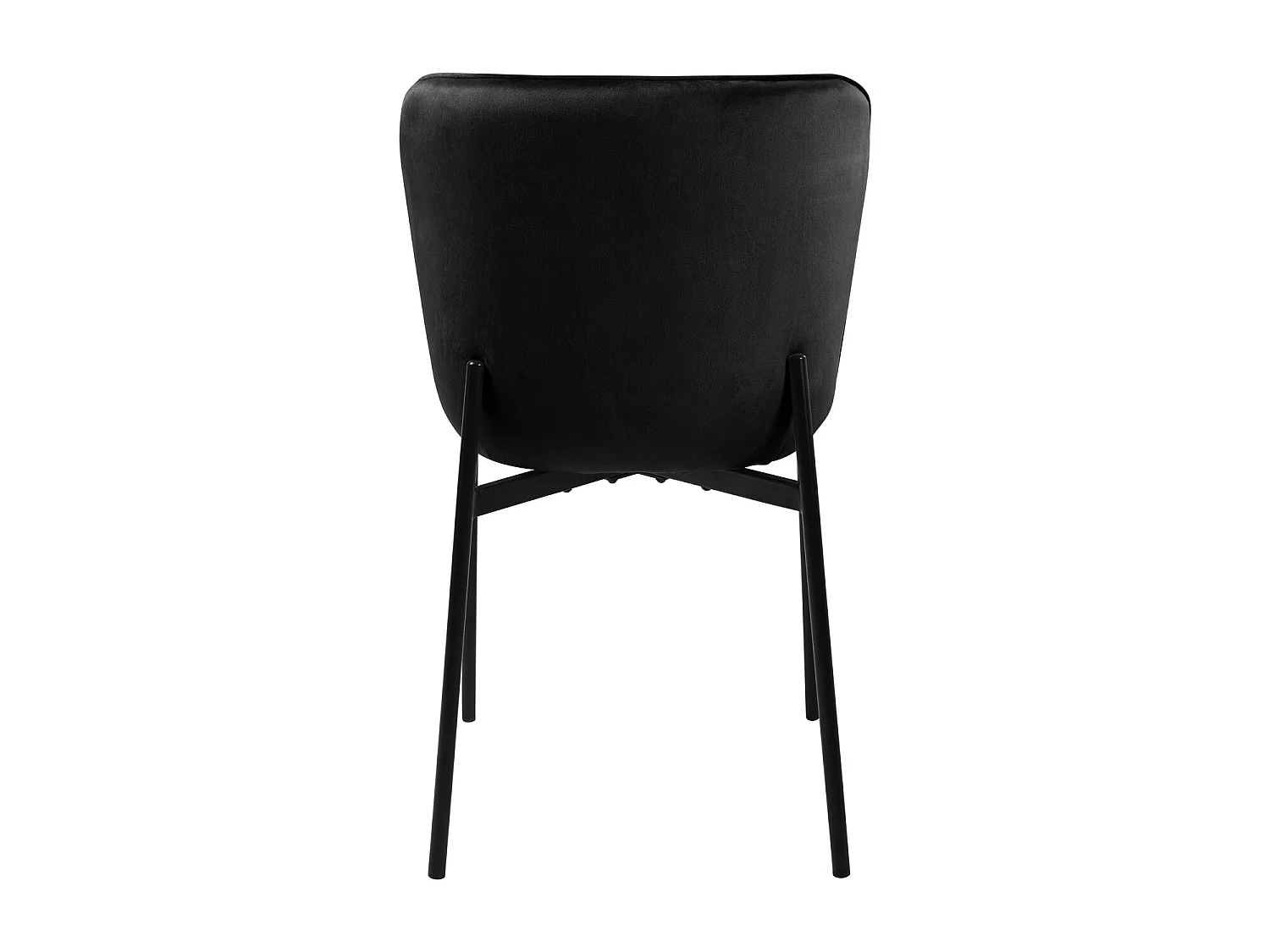 Lot de 2 chaises de salle à manger rembourrées sans accoudoirs