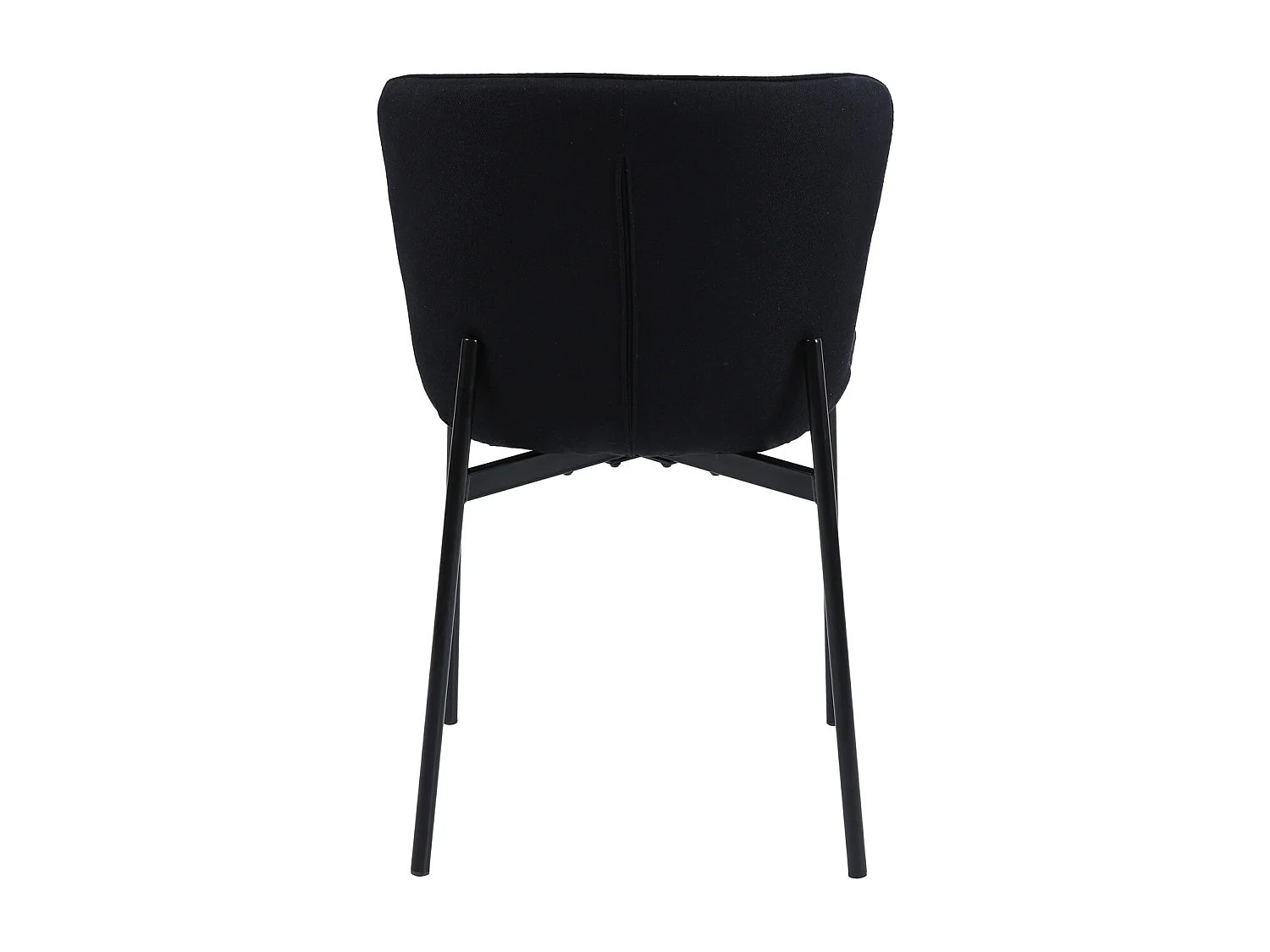 Lot de 2 chaises de salle à manger rembourrées sans accoudoirs