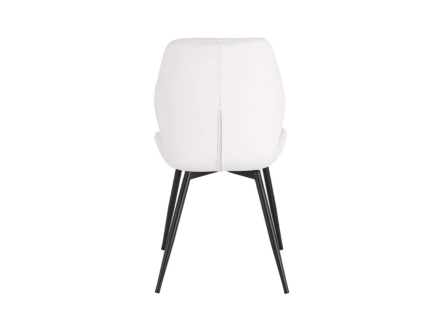 ESSZIMMERSTUHL JAMIE 2er Set Kunstleder Weiß