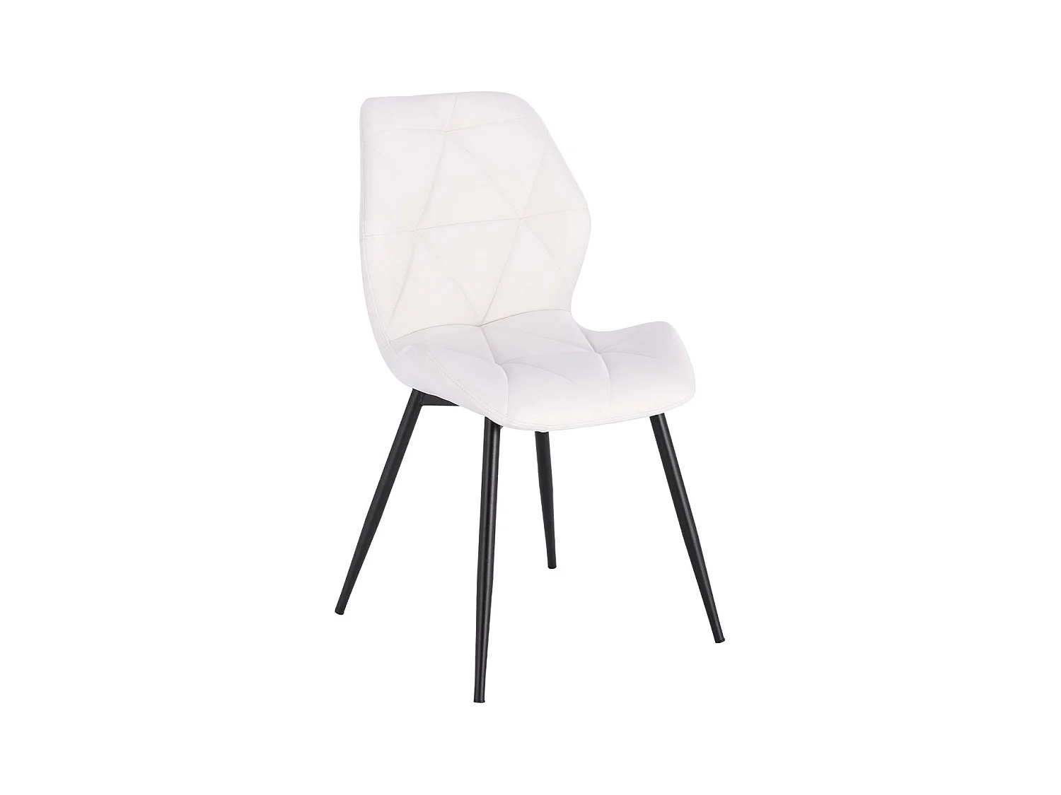 ESSZIMMERSTUHL JAMIE 2er Set Kunstleder Weiß