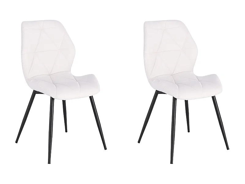 Lot de 2 chaises de salle à manger