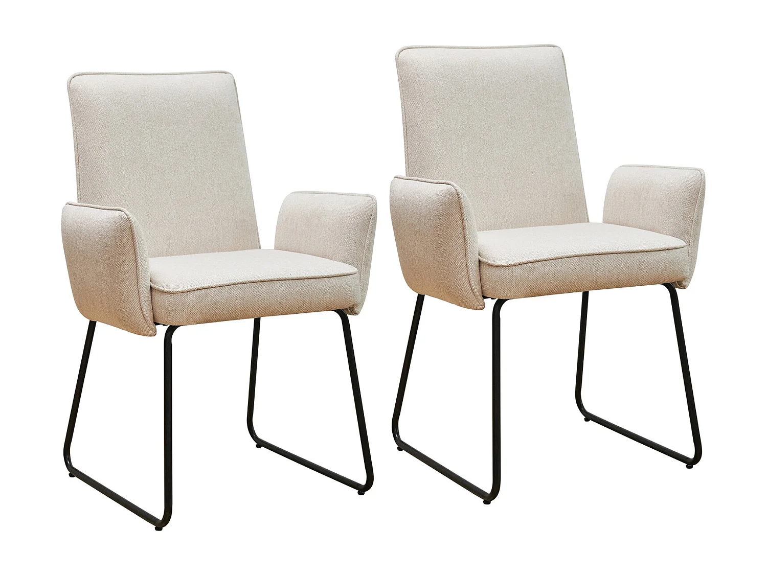 Lot de 2 chaises de salle à manger