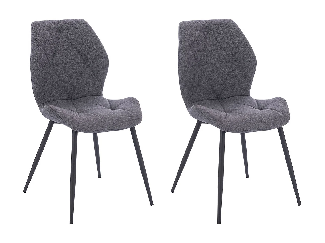 Lot de 2 chaises de salle à manger