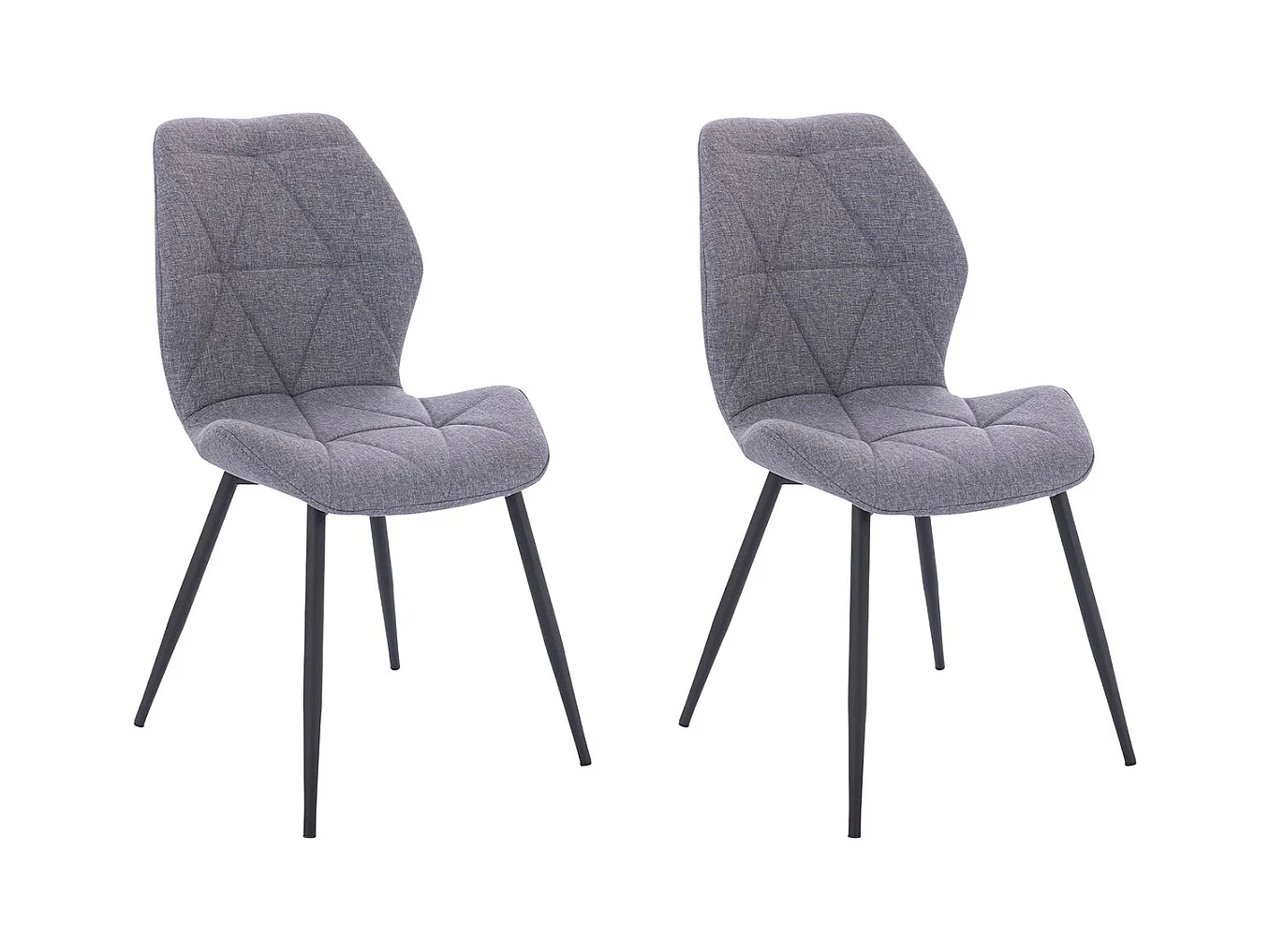 Lot de 2 chaises de salle à manger