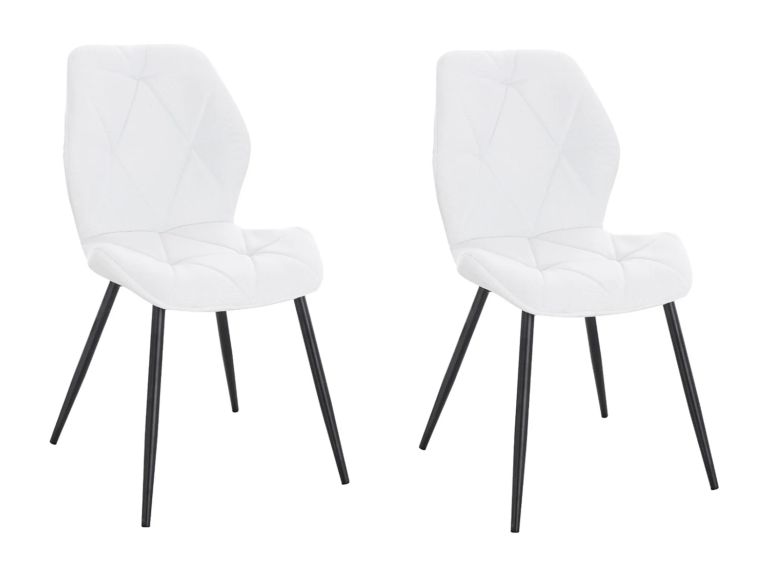 Lot de 2 chaises de salle à manger