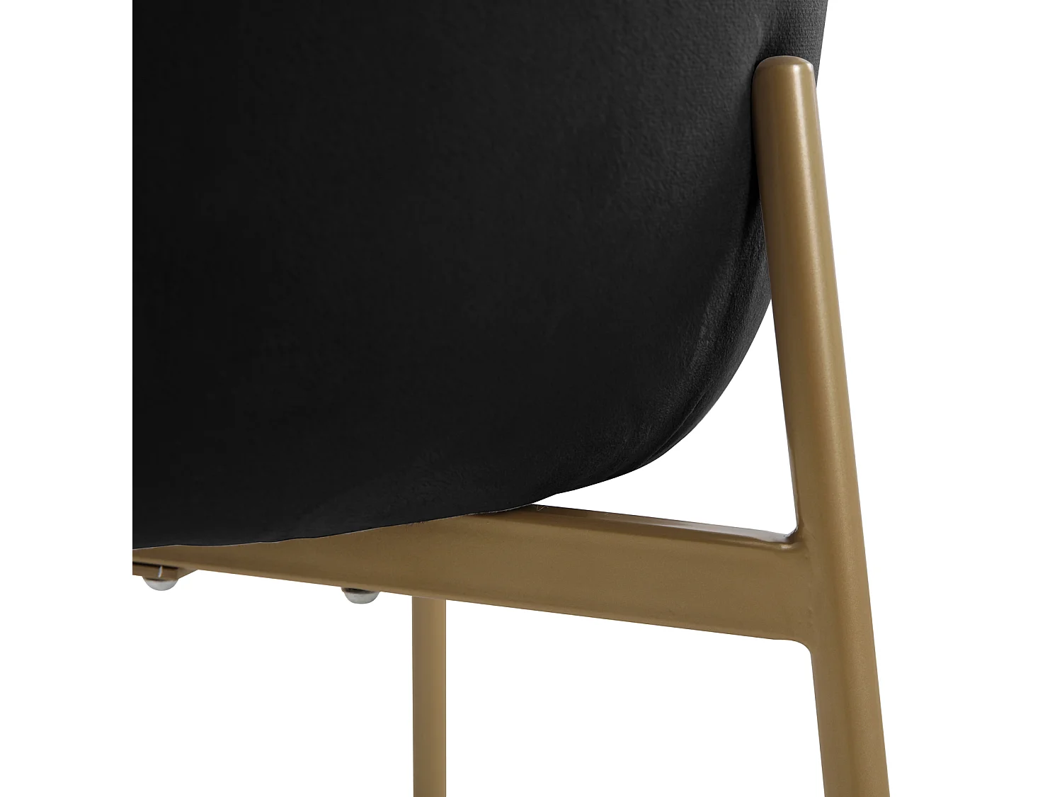 Lot de 2 chaises de salle à manger rembourrées sans accoudoirs