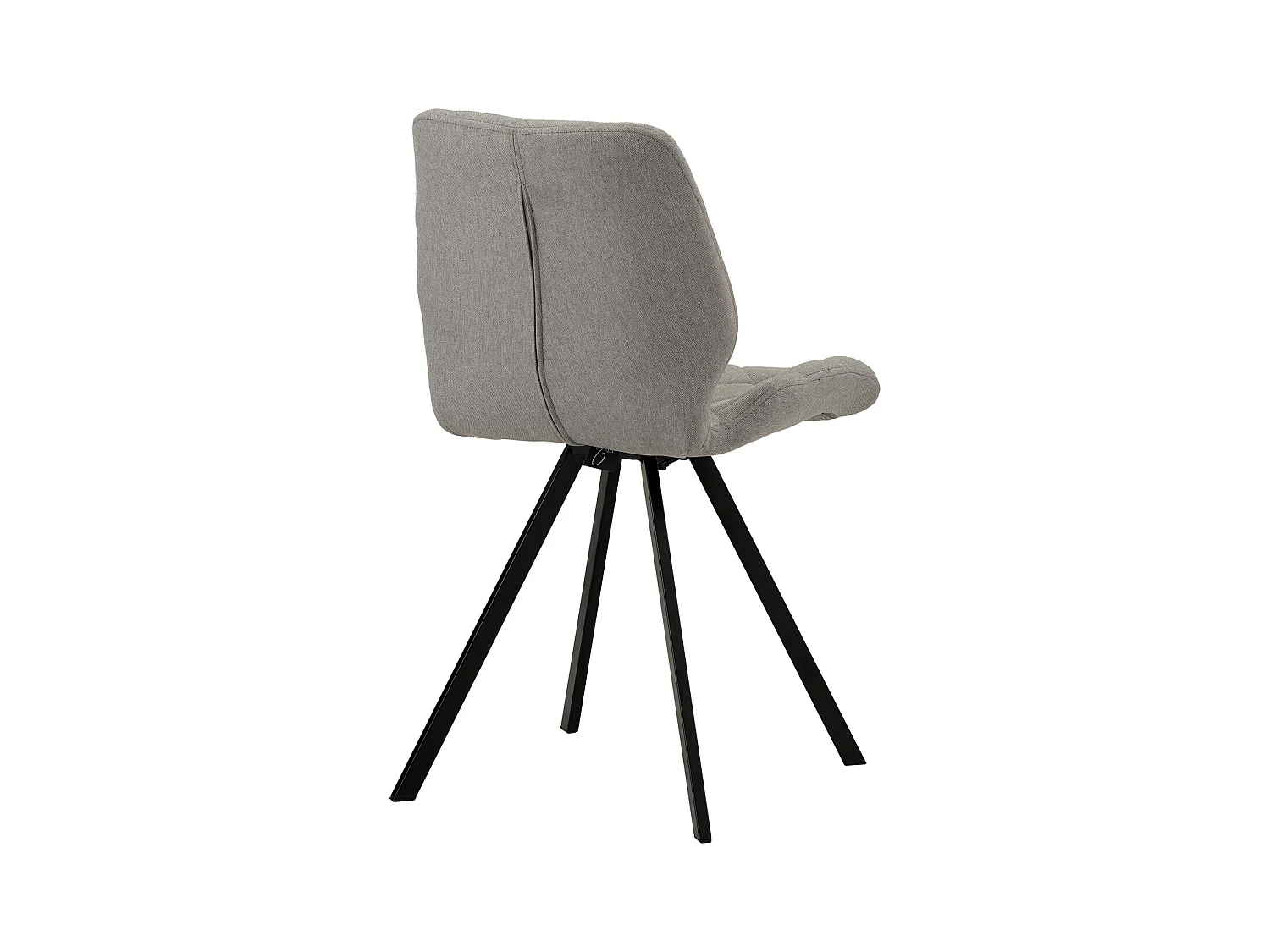 ESSZIMMERSTUHL DIAMOND 2er Set Stoffbezug Hellgrau