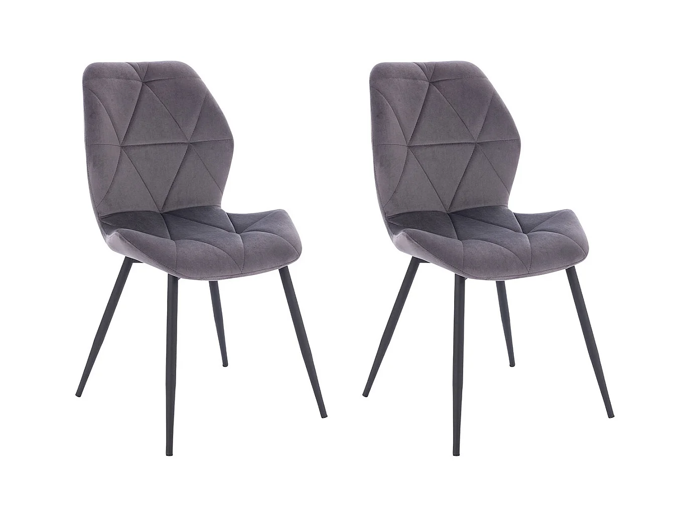 Lot de 2 chaises de salle à manger