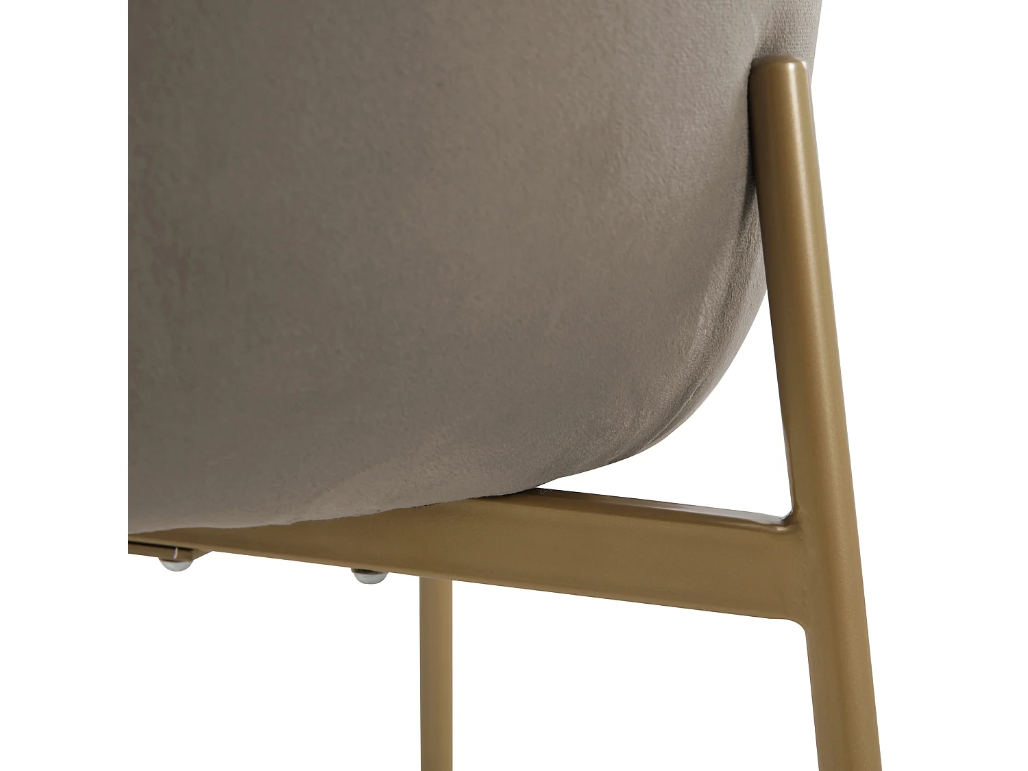 Lot de 2 chaises de salle à manger rembourrées sans accoudoirs