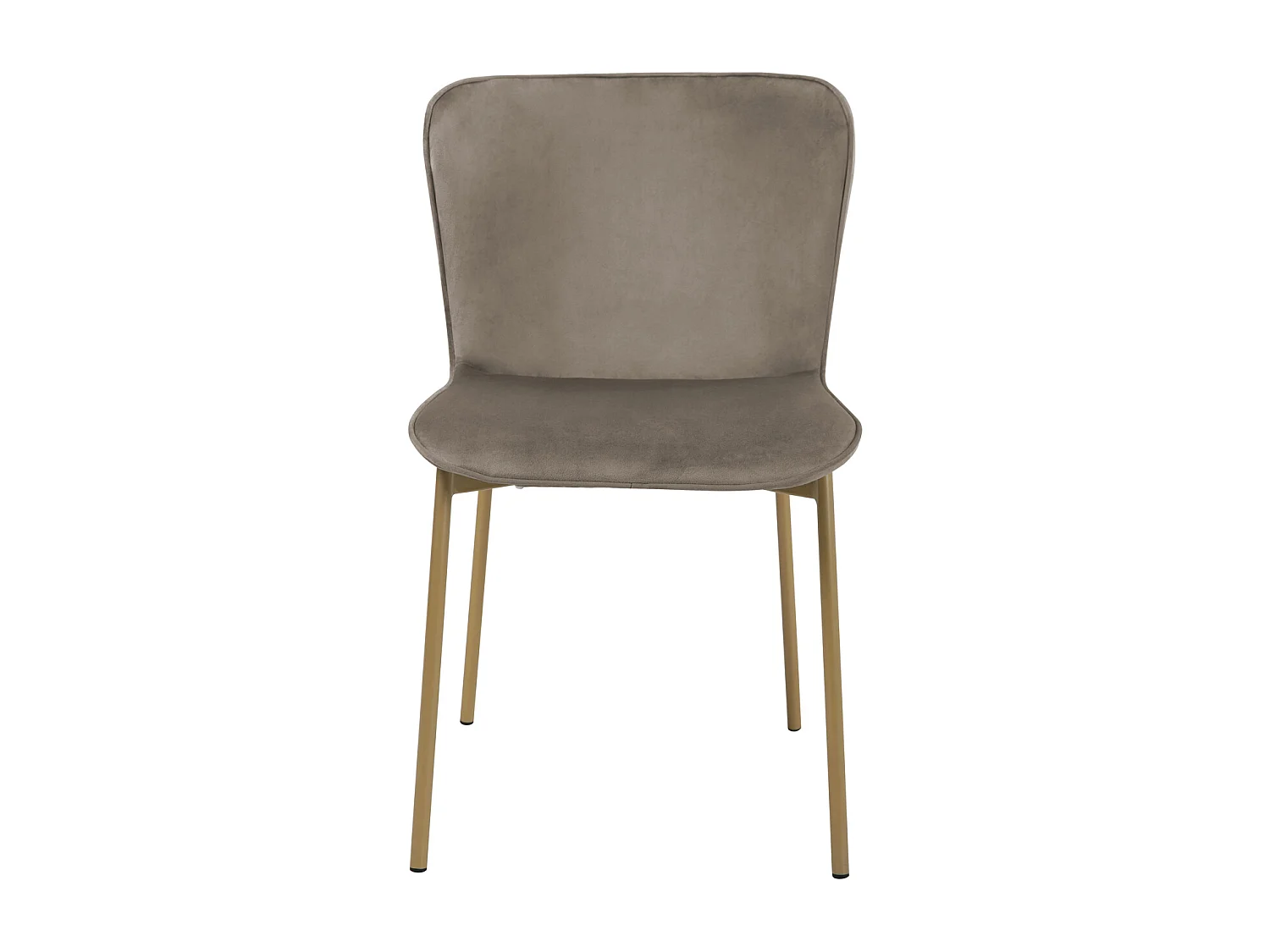 Lot de 2 chaises de salle à manger rembourrées sans accoudoirs