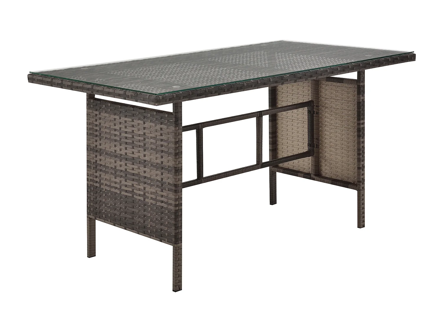 Ensemble de salon de jardin en polyrattan