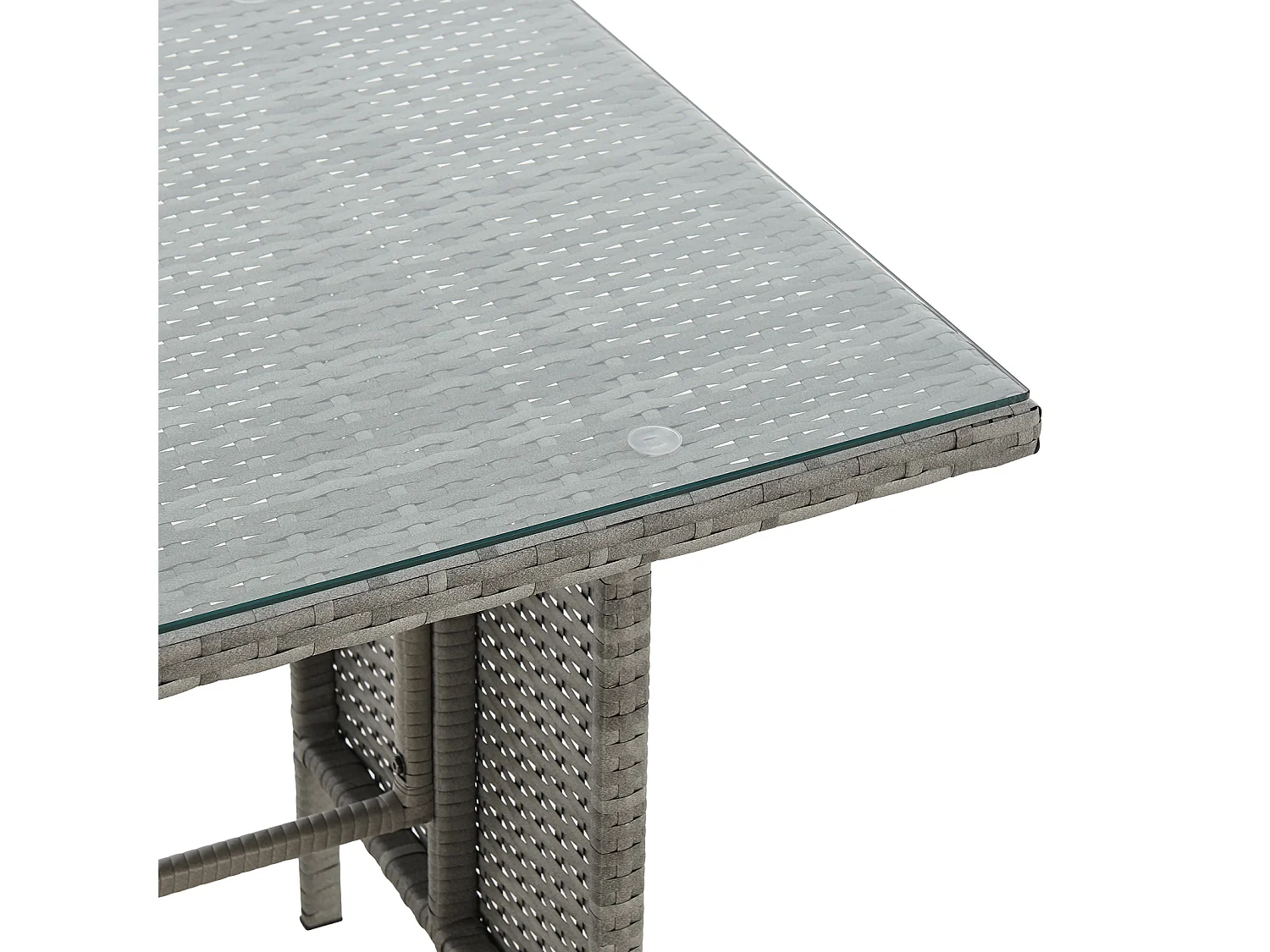 Ensemble de salon de jardin en polyrattan