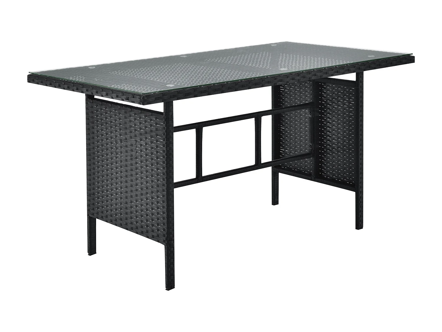 Ensemble de salon de jardin en polyrattan