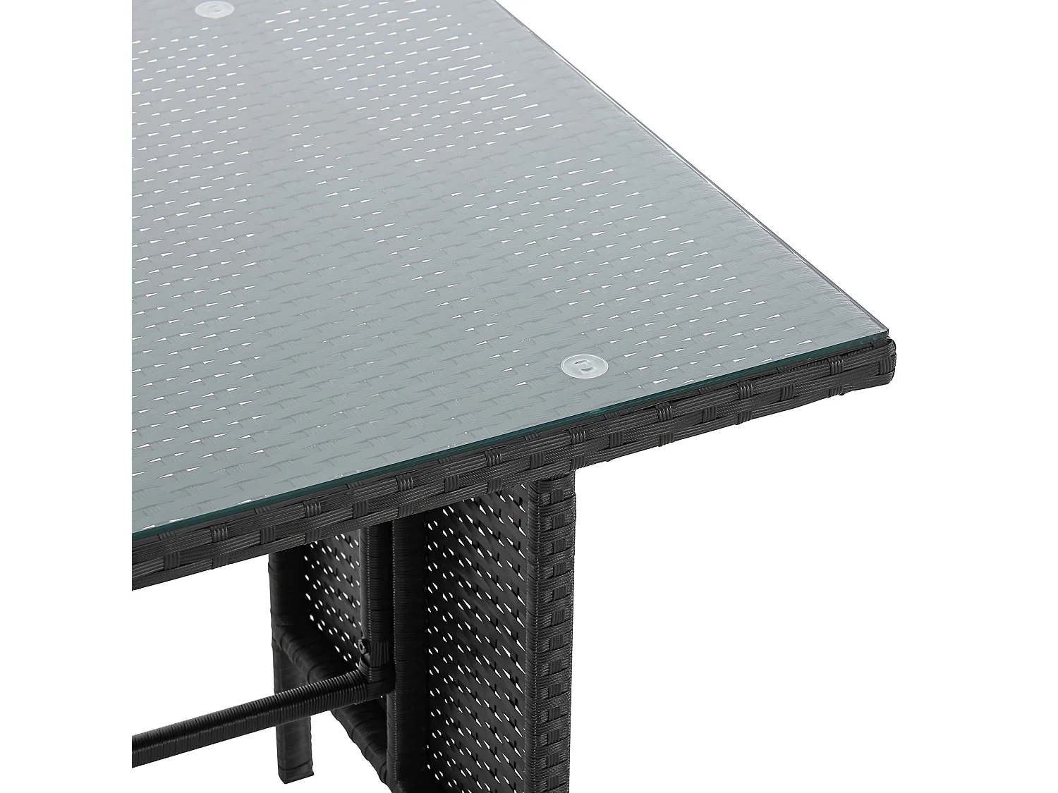 Ensemble de salon de jardin en polyrattan