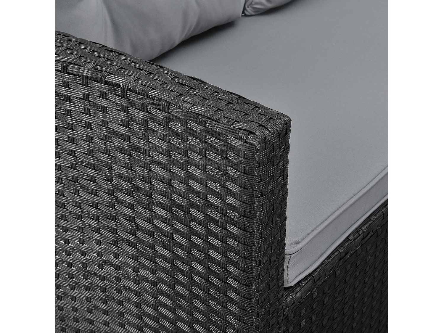 Ensemble de salon de jardin en polyrattan